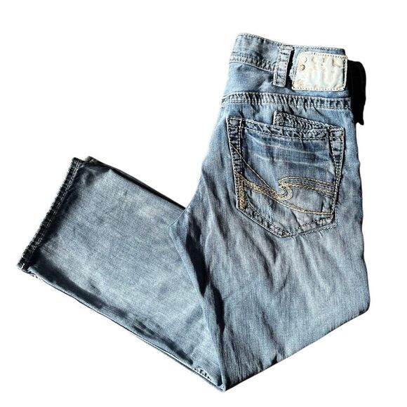 Mens Silver Zac Jeans - W34 L30 - 100% Cotton - Picture 6 of 15